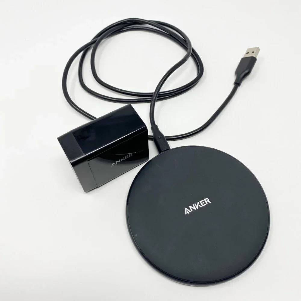 Anker PowerWave Pad Wireless Charger 10W Qi Fast Charging Pad With Wall Charger